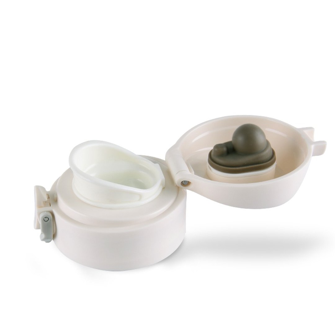 Ti-living 纯钛抗菌真空保温杯 - 杯盖 - 适用 380ml 或 450ml 保温杯 - 保温瓶/保温杯 - 塑料 白色
