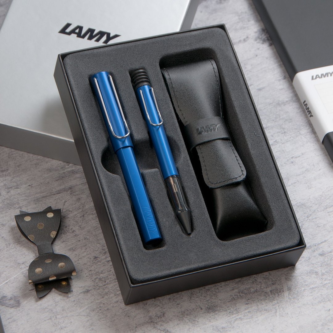 LAMY 双入笔套礼盒  (原子笔+钢珠笔) / Al star 恒星系列 - 多色 - 圆珠笔/中性笔 - 铝合金 多色