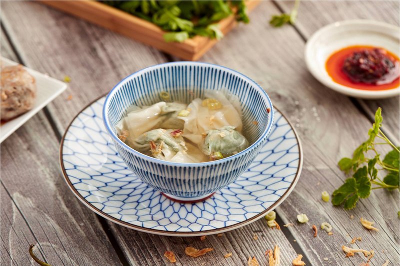 【123水饺】荠菜小馄饨 - 熟食小吃 - 新鲜食材 