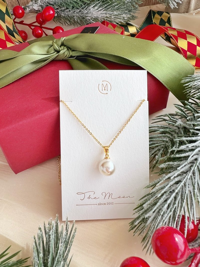 【质感饰品】奥地利珍珠项链 18KGF－Venus #知性 优雅 女神 - 项链 - 其他材质 白色