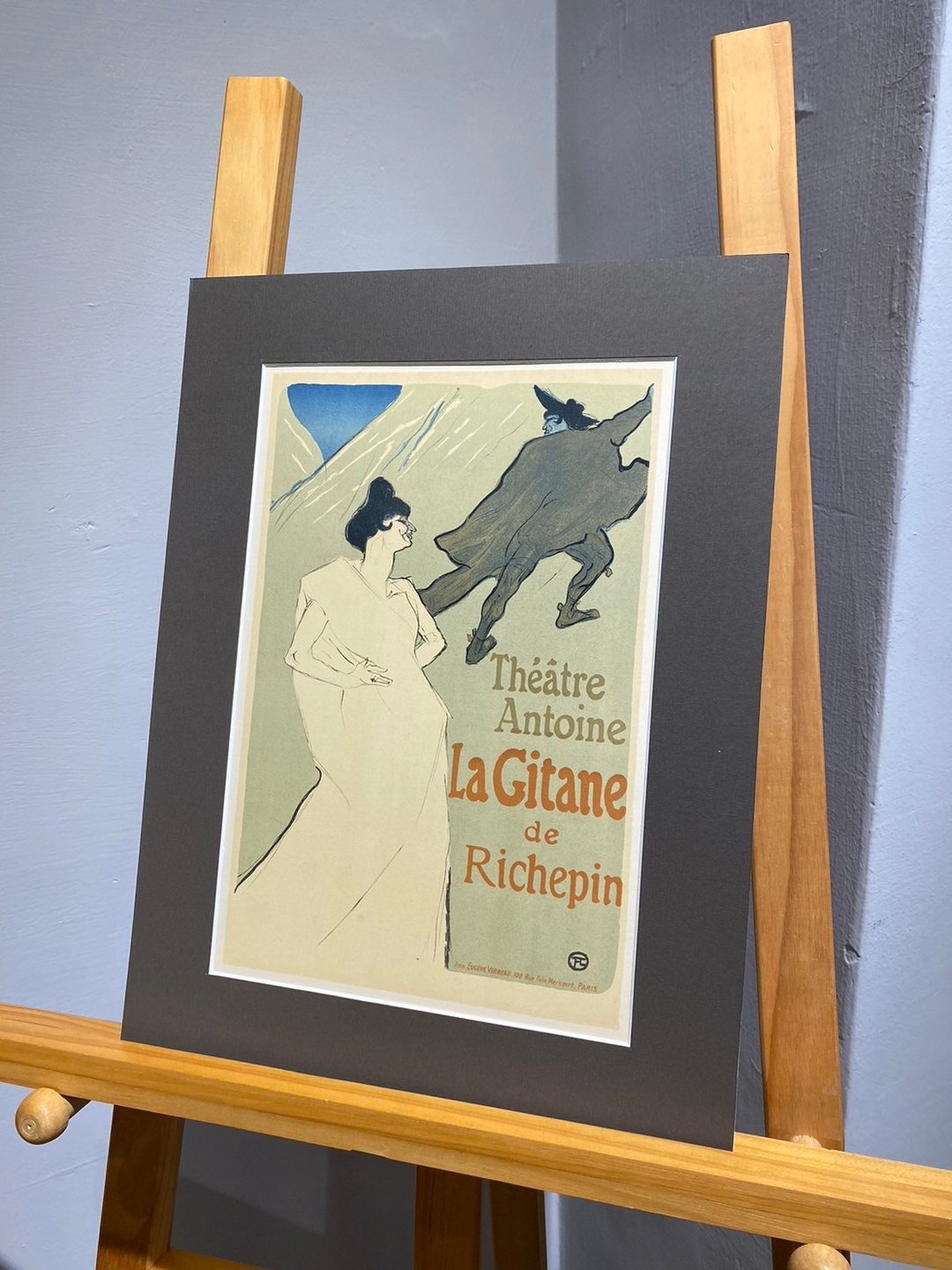 法国艺术家Toulouse Lautrec-吉普赛人版画(1950s 再版) - 海报/装饰画/版画 - 纸 黑色
