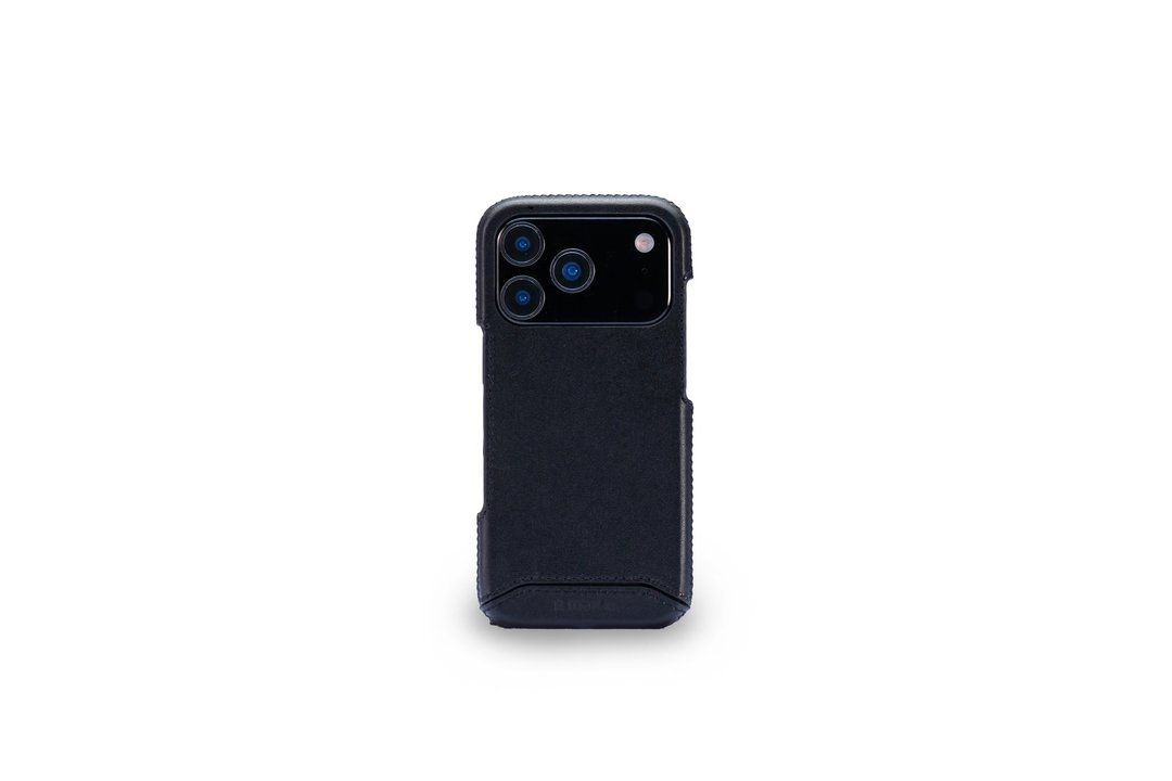 iPhone 17 Pro 经典系列-磁吸手机皮套-碳黑 - 手机壳/手机套 - 真皮 黑色
