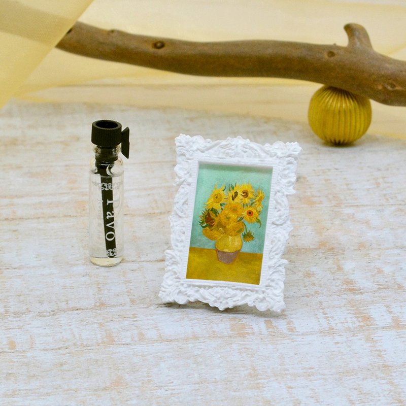 梵谷十二朵向日葵 名画扩香石 - 香薰/精油/线香 - 环保材料 