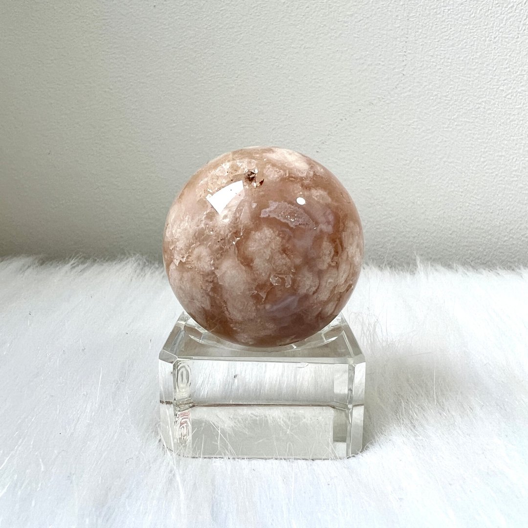 粉樱花玛瑙球 | 水晶 | 水晶球 | 水晶摆件 - 摆饰 - 水晶 多色