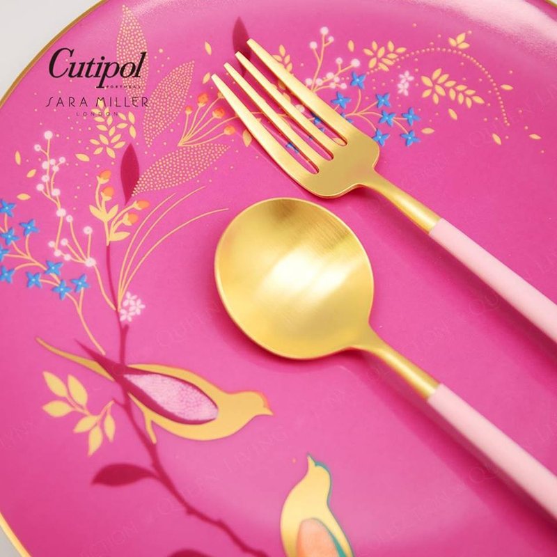 GOODY BAG-Sara Miller Chelsea爱情鸟系列点心礼组 - 盘子/餐盘/盘架 - 瓷 多色