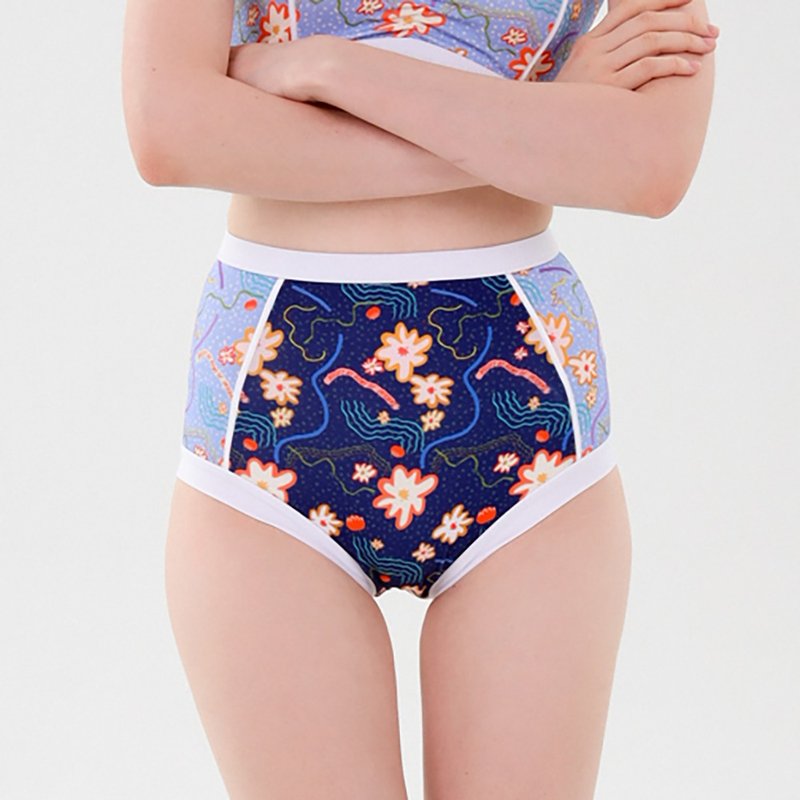 Primary highwaist bottom – 花卉印花/泳衣 (单独出售) 035FLOW - 女装泳衣/比基尼 - 聚酯纤维 多色