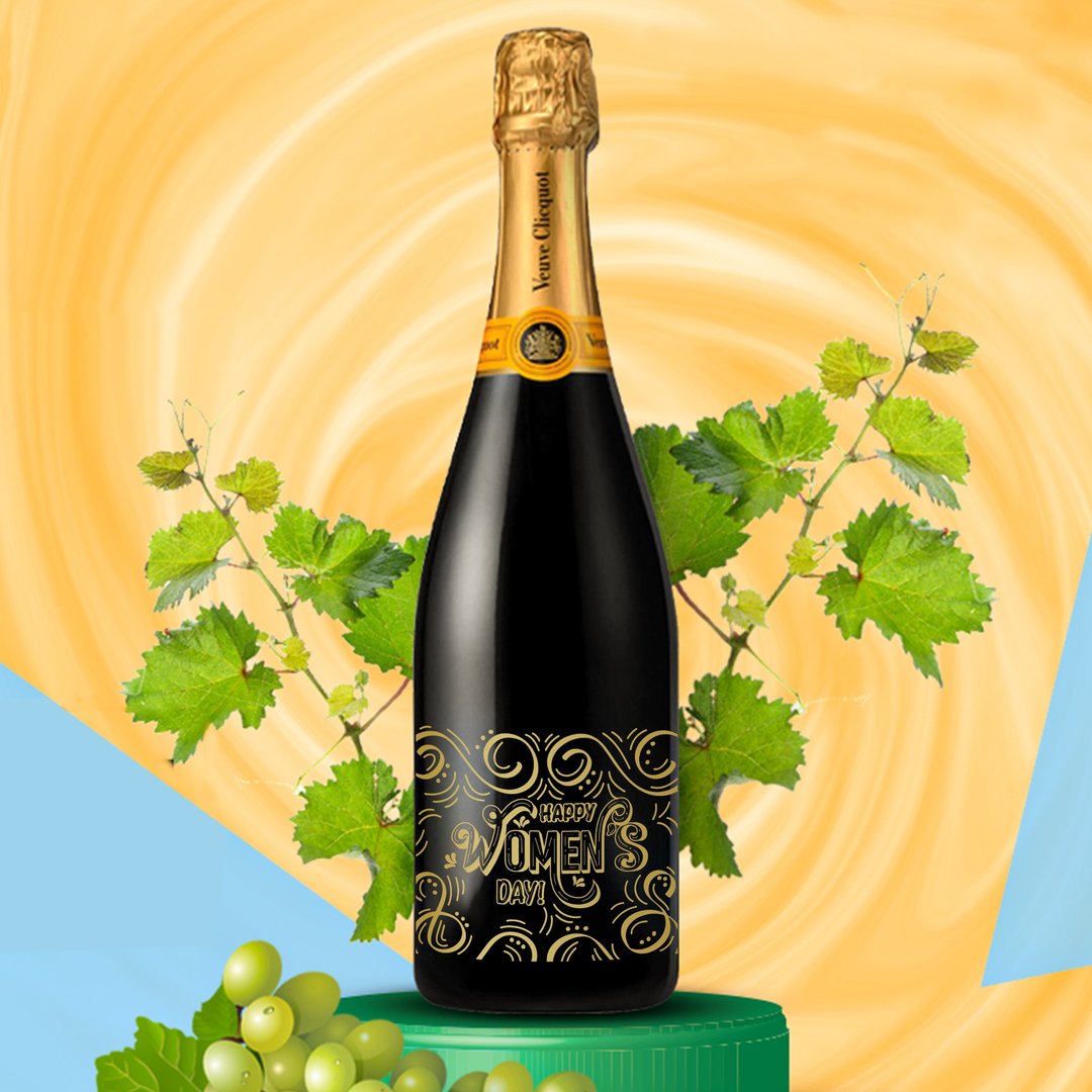 Queen's Day Gift| Veuve Clicquot Brut with Engraving |专属定 - 酒类 - 玻璃 