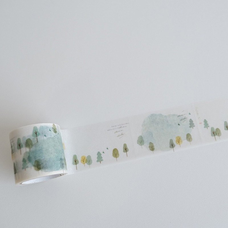 YOHAKU 卷状便利贴 R-010 手帐素材 手帐 手作 日本文具 - 便条纸/标签贴 - 纸 白色