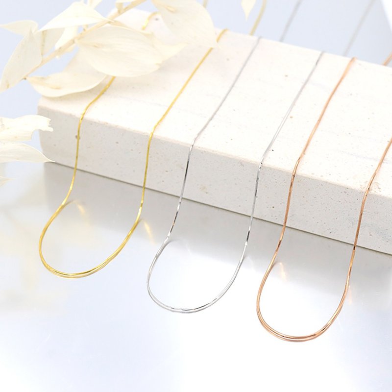 木村轻珠宝 / 18K金 / 经典蛇链 - 项链 - 贵金属 多色