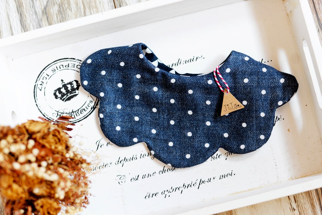 HandMade Babies BiB - 手作婴儿口水肩 (婴儿围兜兜) - 围嘴/口水巾 - 棉 