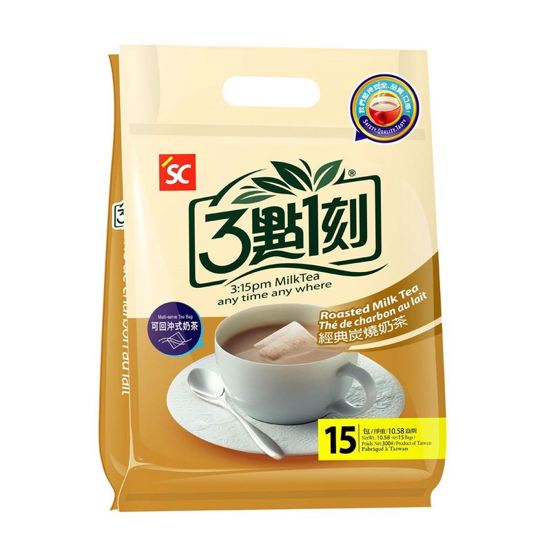 【3点1刻】经典炭烧奶茶 (15入/袋装) - 奶类/豆浆 - 其他材质 咖啡色