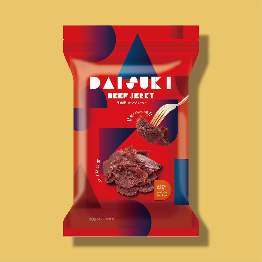 【安心出货】日式辛口牛肉干-家庭号 - 肉干/肉松 - 新鲜食材 红色