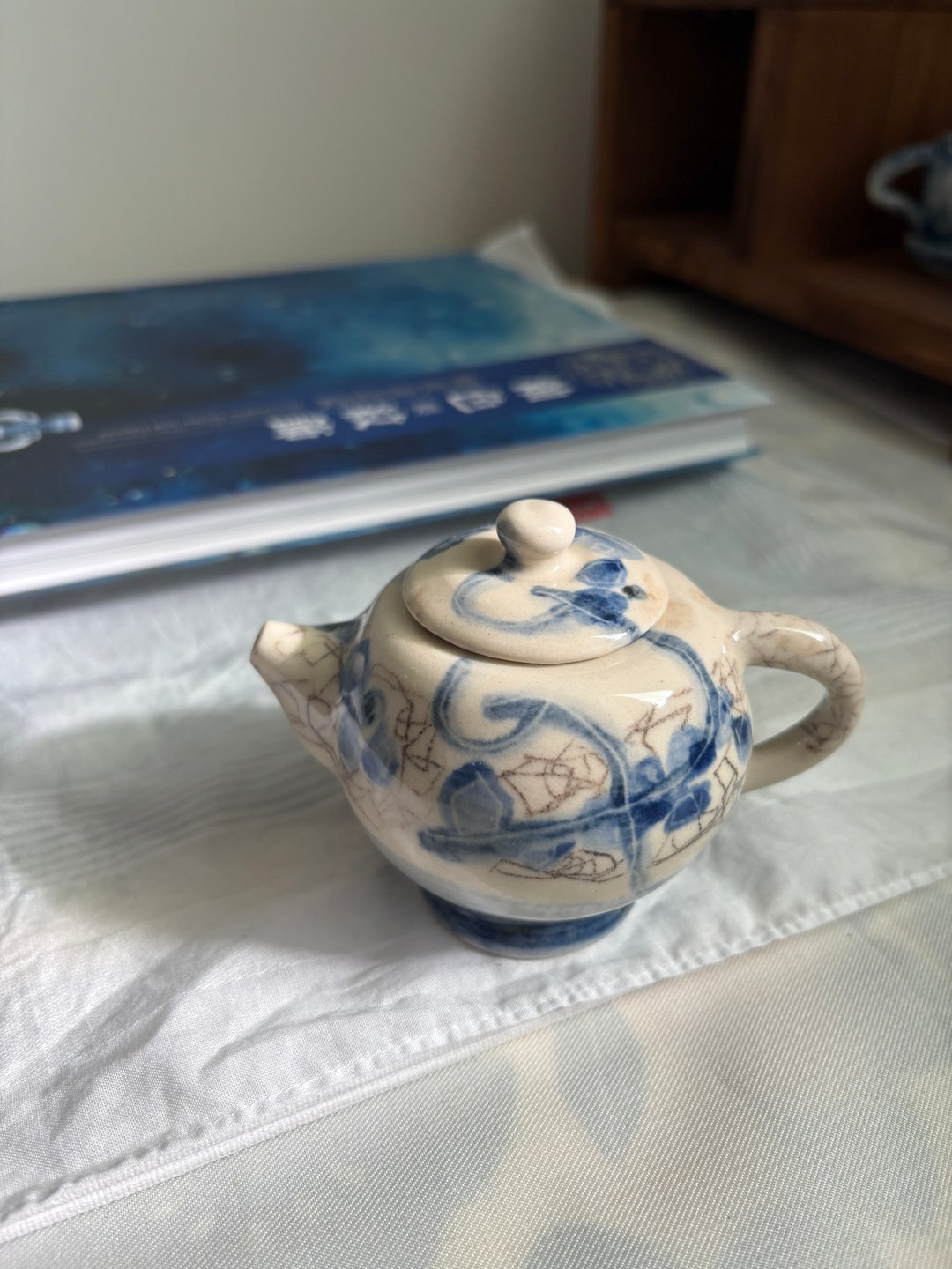 不找 青花小壶  容量 85  ml - 茶具/茶杯 - 陶 