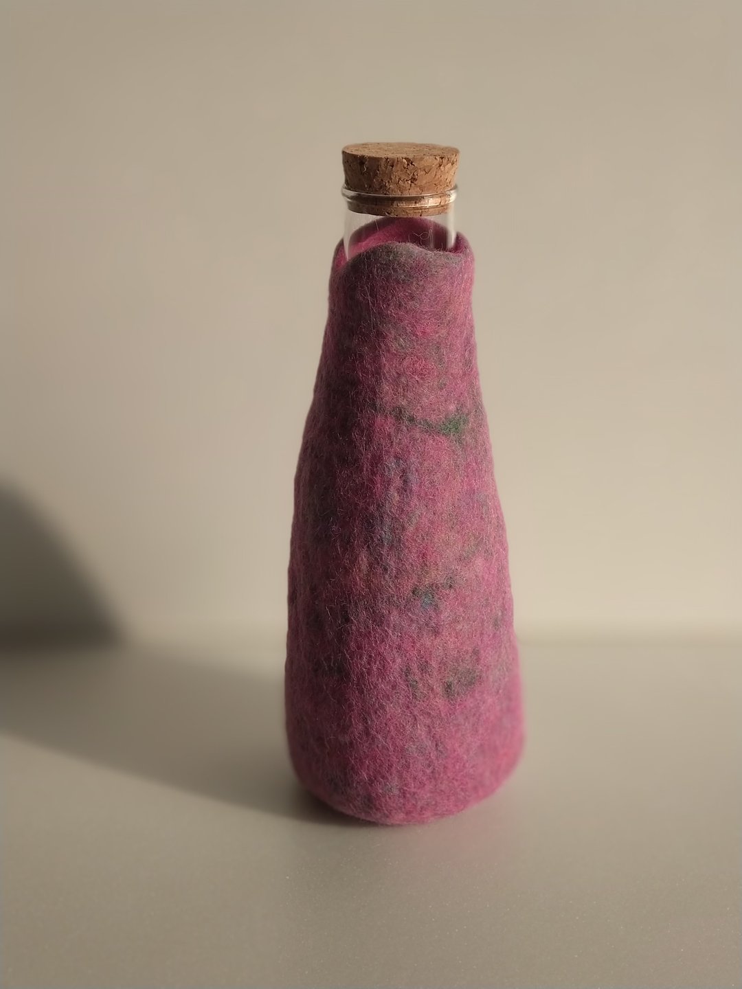 羊毛毡紫色花园手工花瓶 - 花瓶/陶器 - 羊毛 紫色