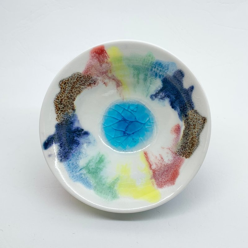 冰晶油画山水 饮杯 90ml 邱毓宁 莺歌 F3-03 - 茶具/茶杯 - 瓷 多色