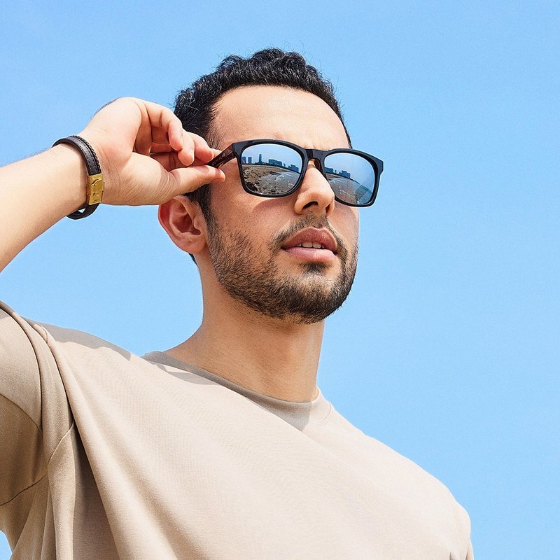 SunWave 休闲偏光太阳眼镜 | UV400 玛瑙黑 - 自行车/周边 - 塑料 