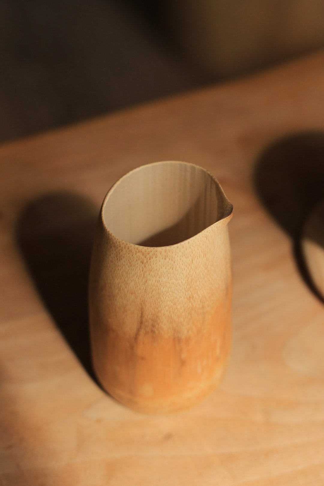 手工打磨 原创竹茶器 | 竹茶杯 公道杯 茶具 | 老斑竹 | 接单订制 - 茶具/茶杯 - 竹 