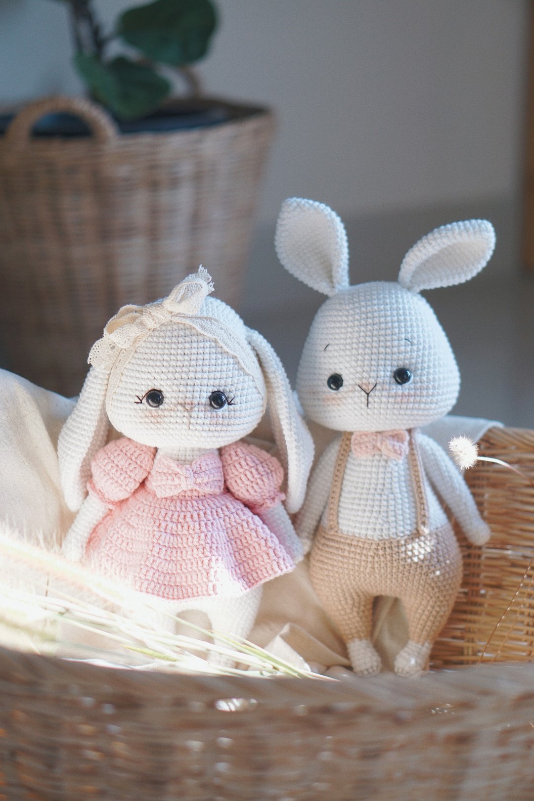 Digital Download - PDF | Crochet amigurumi pattern wedding rabbit - Logo 设计/图案设计 - 其他材质 
