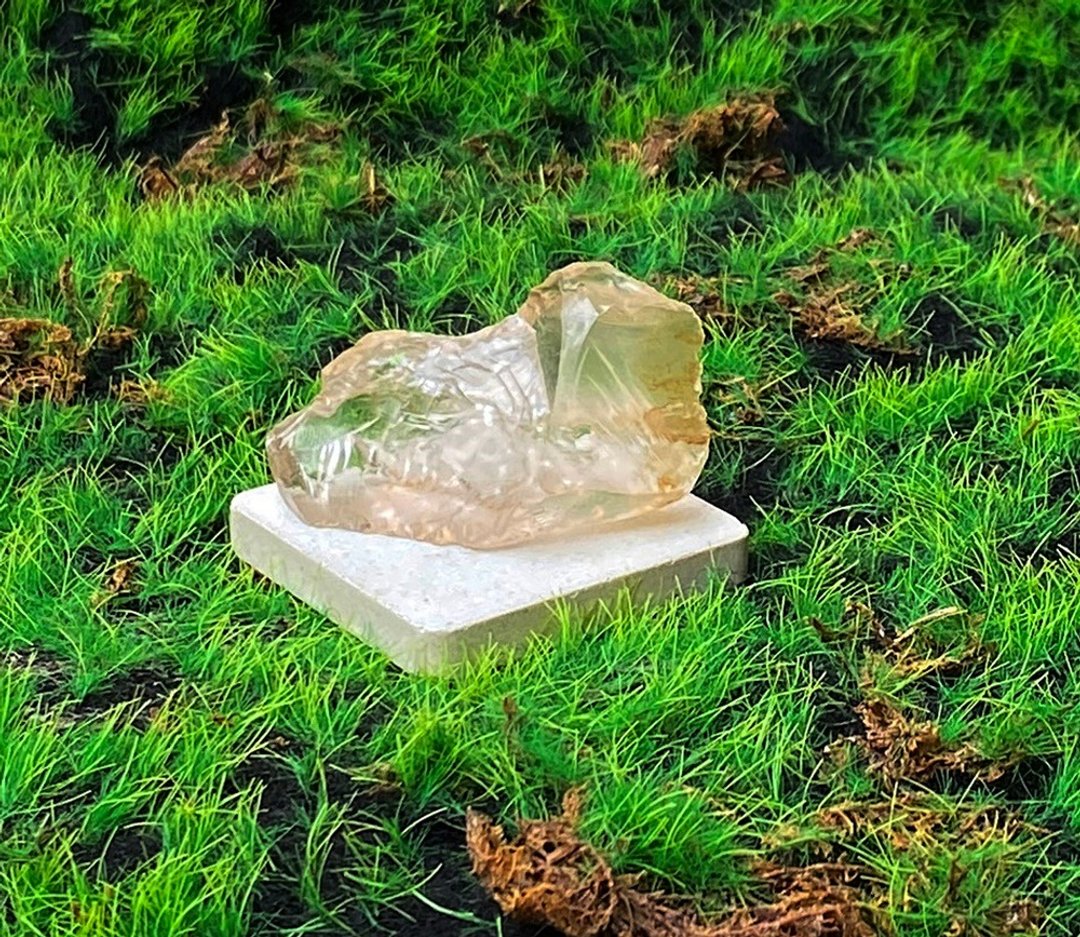 能量摆饰-精选天然彩虹茶晶原石 吸收负能量 避邪保平安 快速出货 - 摆饰 - 水晶 卡其色