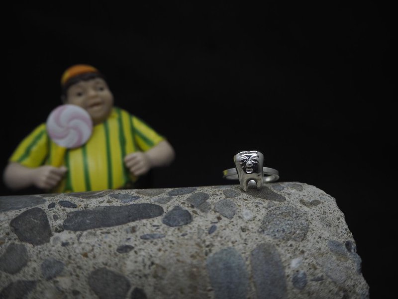 牙齿小子-戒指 - 戒指 - 纯银 