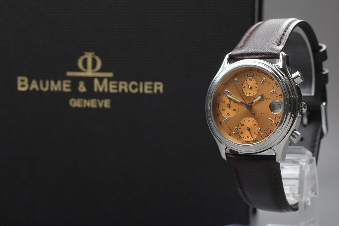 复古 BAUME & MERCIER 男士自动上链腕表 Baume Mercier MV040122 - 女表 - 不锈钢 