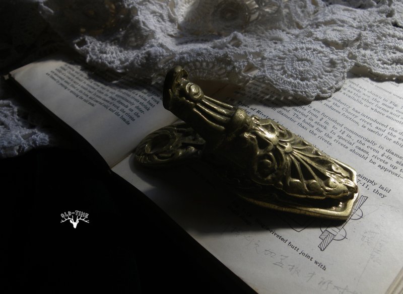 【老时光 OLD-TIME】早期欧洲铜制文件夹 - 摆饰 - 其他材质 多色