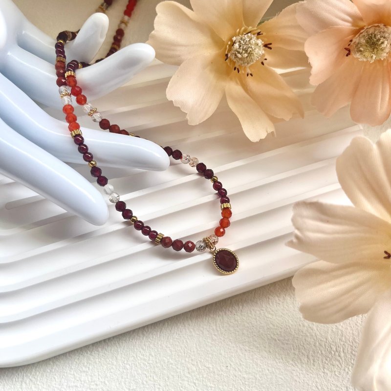 火星 X 炼焰锻心 星海十韵 行星能量设计系列项链 - 项链 - 半宝石 