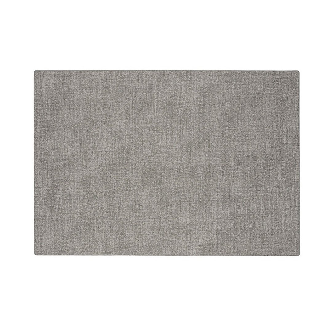 仿布纹系列-浅灰色餐垫-43×30CM - 餐垫/桌巾 - 塑料 灰色