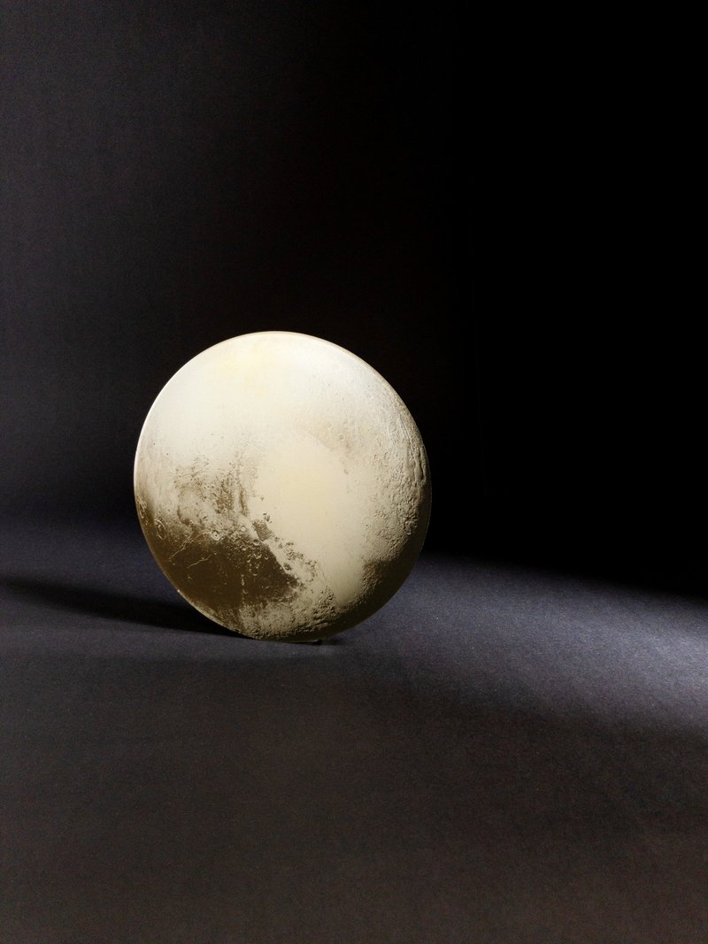 星球卡片 - 冥王星 - 卡片/明信片 - 压克力 咖啡色