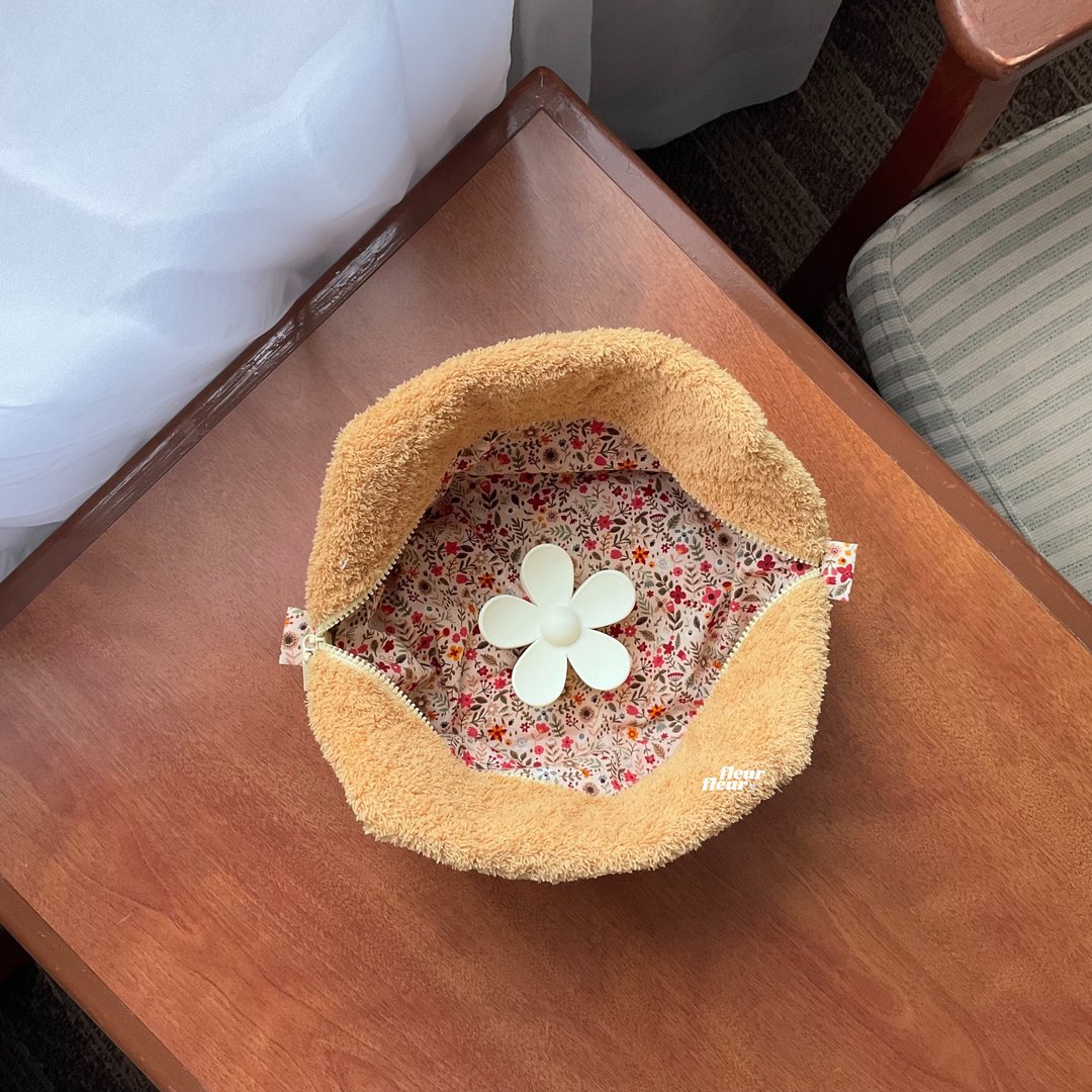 焦糖毛圈 Pouch - 化妆包/杂物包 - 棉 多色