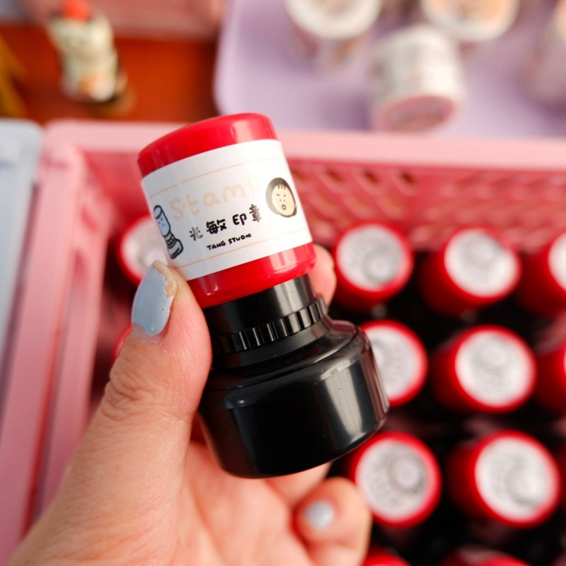 【唐小糖】系列印章 打卡计划日常印章 浸透光敏印章 - 印章/印台 - 其他材质 多色