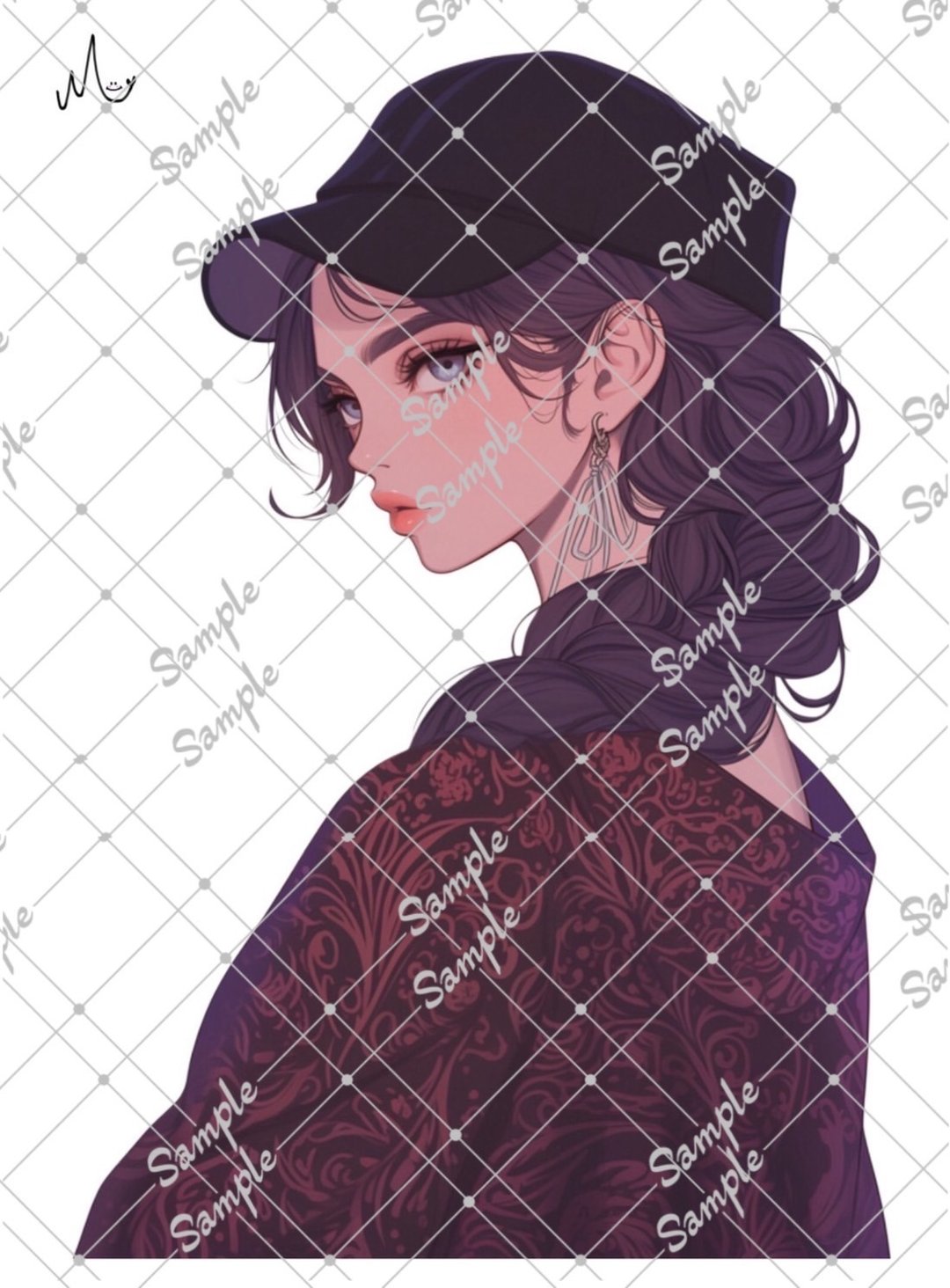 原创人物贴纸 8月新款 - 贴纸 - 纸 