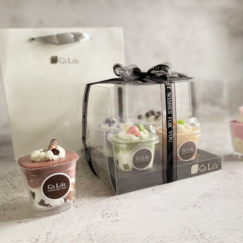 【畅饮系列】四入香皂礼盒 - 肥皂/手工皂 - 植物．花 