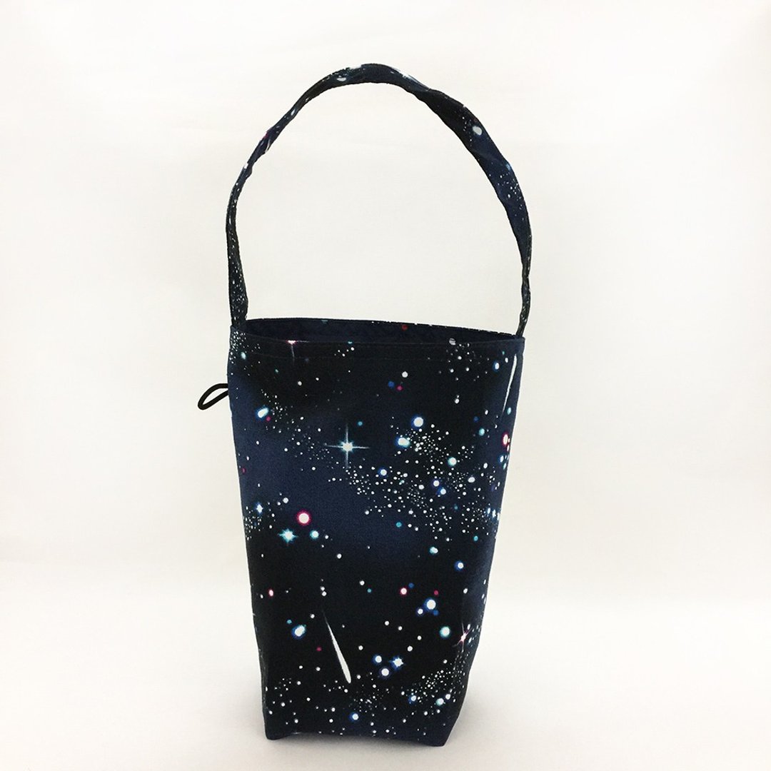星空款 外出袋 手提袋 饮料袋 防水提袋 - 手提包/手提袋 - 棉．麻 