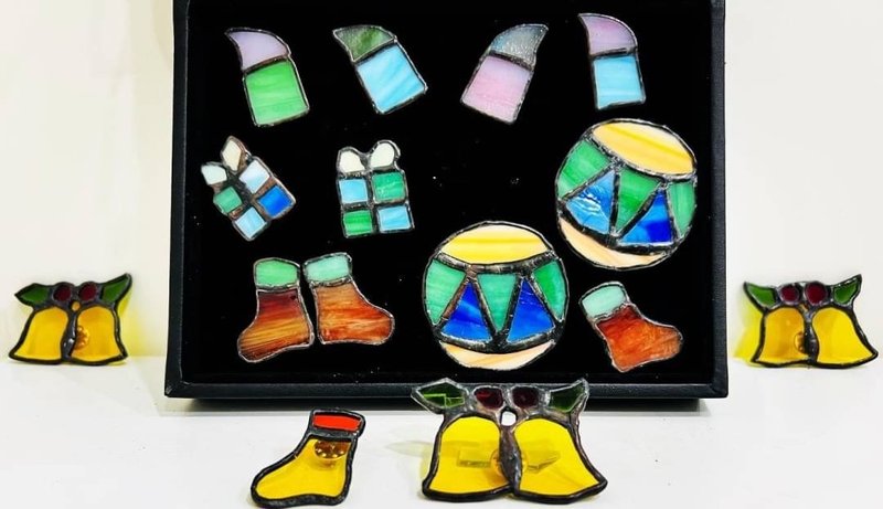 小幸运徽章 - 徽章/别针 - 玻璃 多色