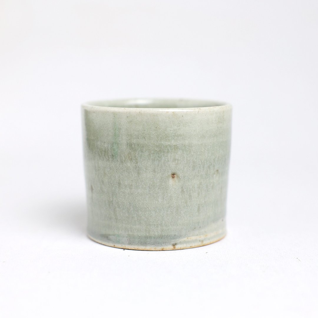 明芽窑 | 柴烧青瓷水杯 茶杯 陶杯 杯子 万用杯 搜藏品 H9 - 茶具/茶杯 - 陶 透明