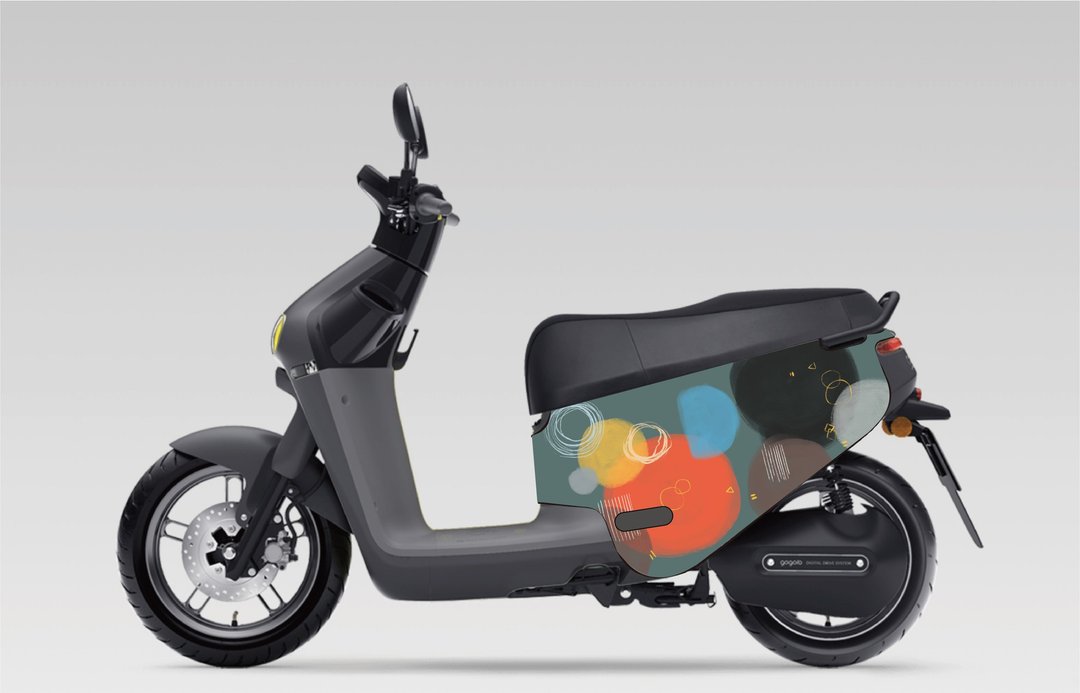 Gogoro 防刮车套 2代 3代 viva, mix  Ai1 Ai3 UR2  几何图形 系 - 其他 - 聚酯纤维 