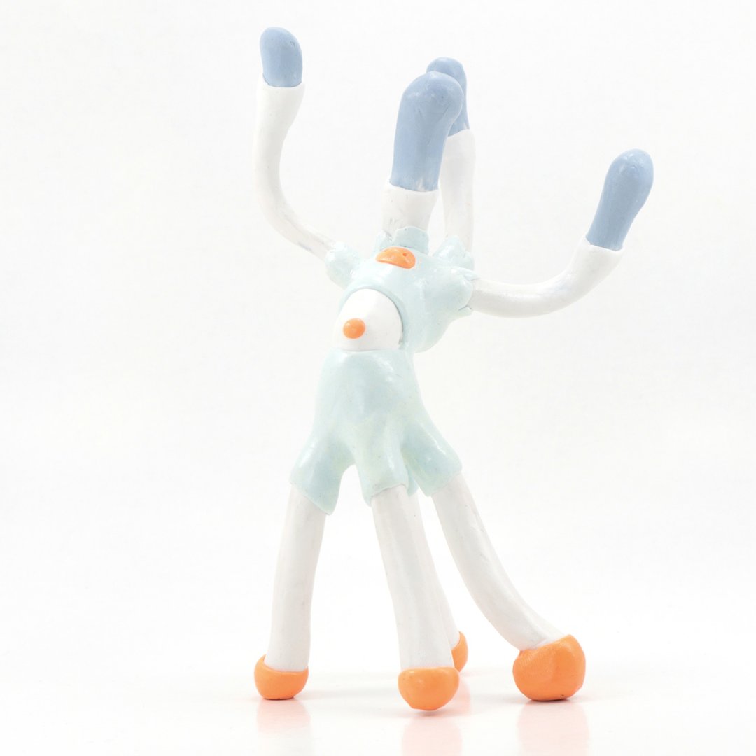 Polymer Clay Sculpture Monsters - 摆饰 - 其他材质 绿色