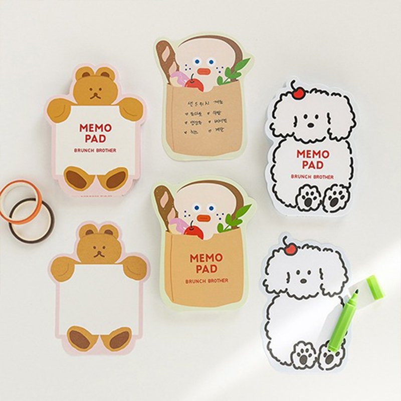 MARK'S x Brunch Brother便条纸Ver.2 - 便条纸/标签贴 - 纸 