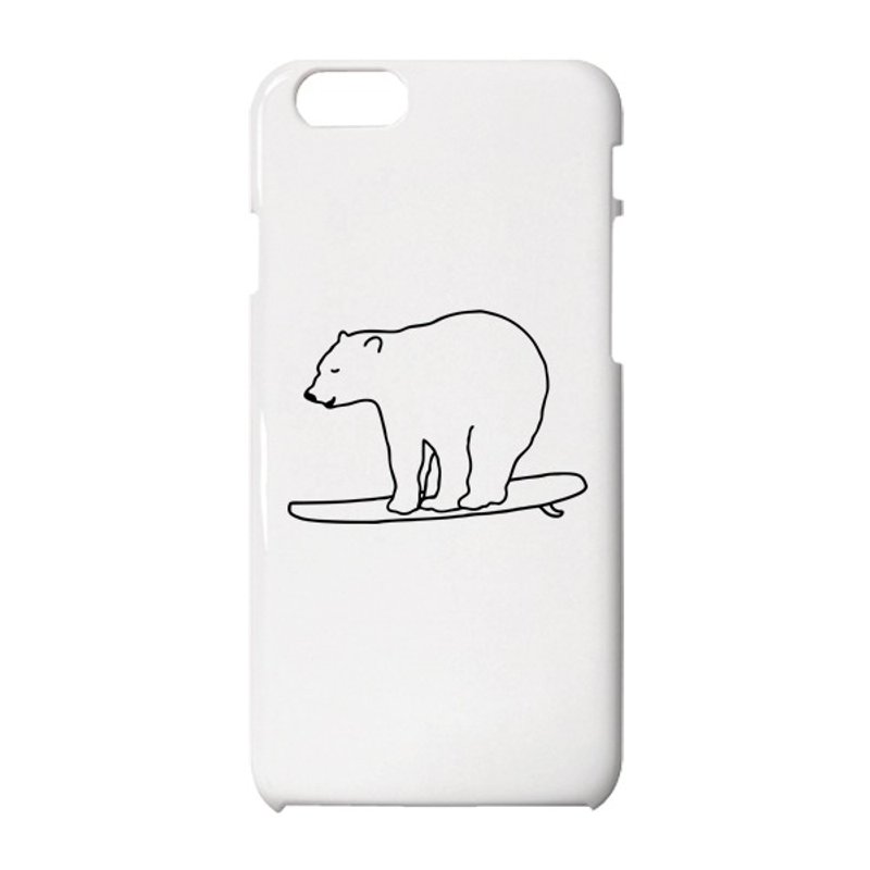 Surfing Bear iPhone case - 手机壳/手机套 - 塑料 白色