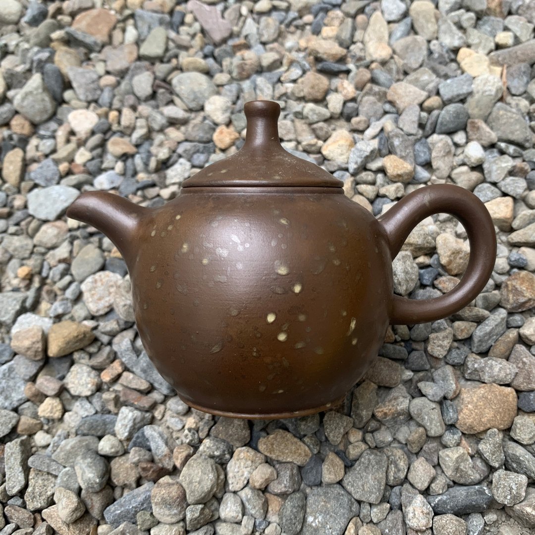 台湾【紫砂】名古屋紫砂手拉坯雪花壶1 - 茶具/茶杯 - 陶 咖啡色