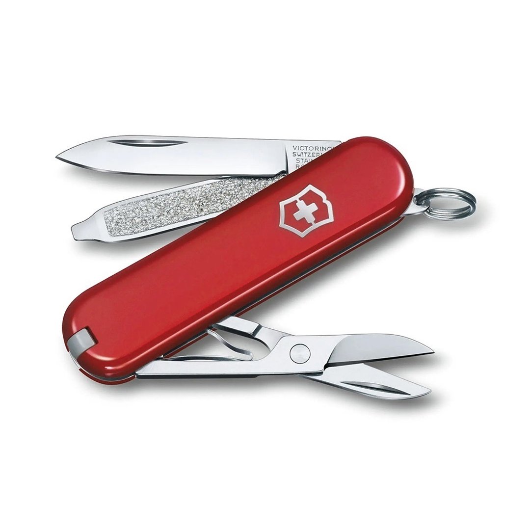 VICTORINOX 瑞士维氏 瑞士刀 7用 58mm Style Icon 红 0.6223.G - 露营用品 - 不锈钢 红色