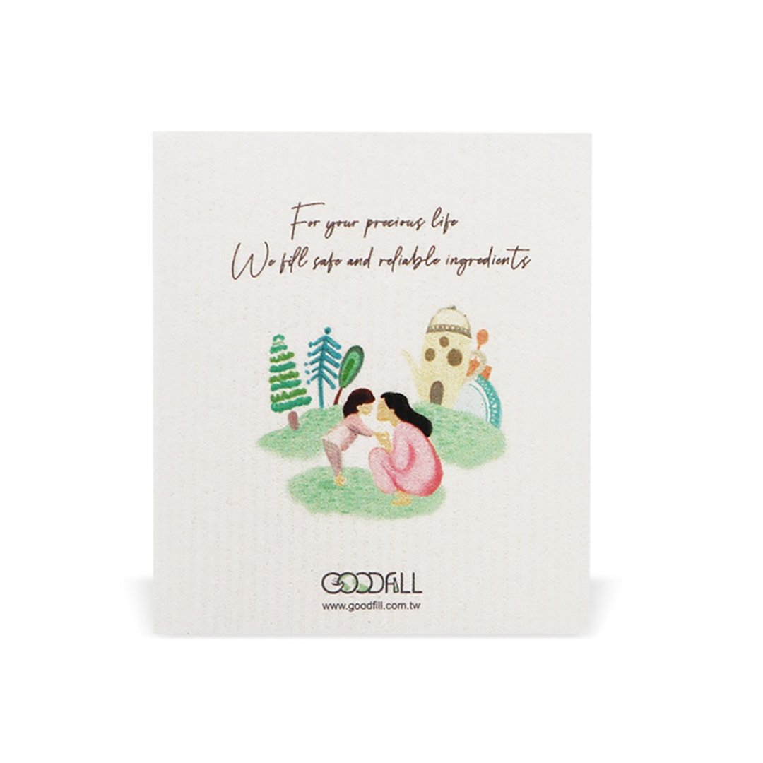 GoodFill 天然木浆棉环保抹布 - 厨房用具 - 环保材料 白色