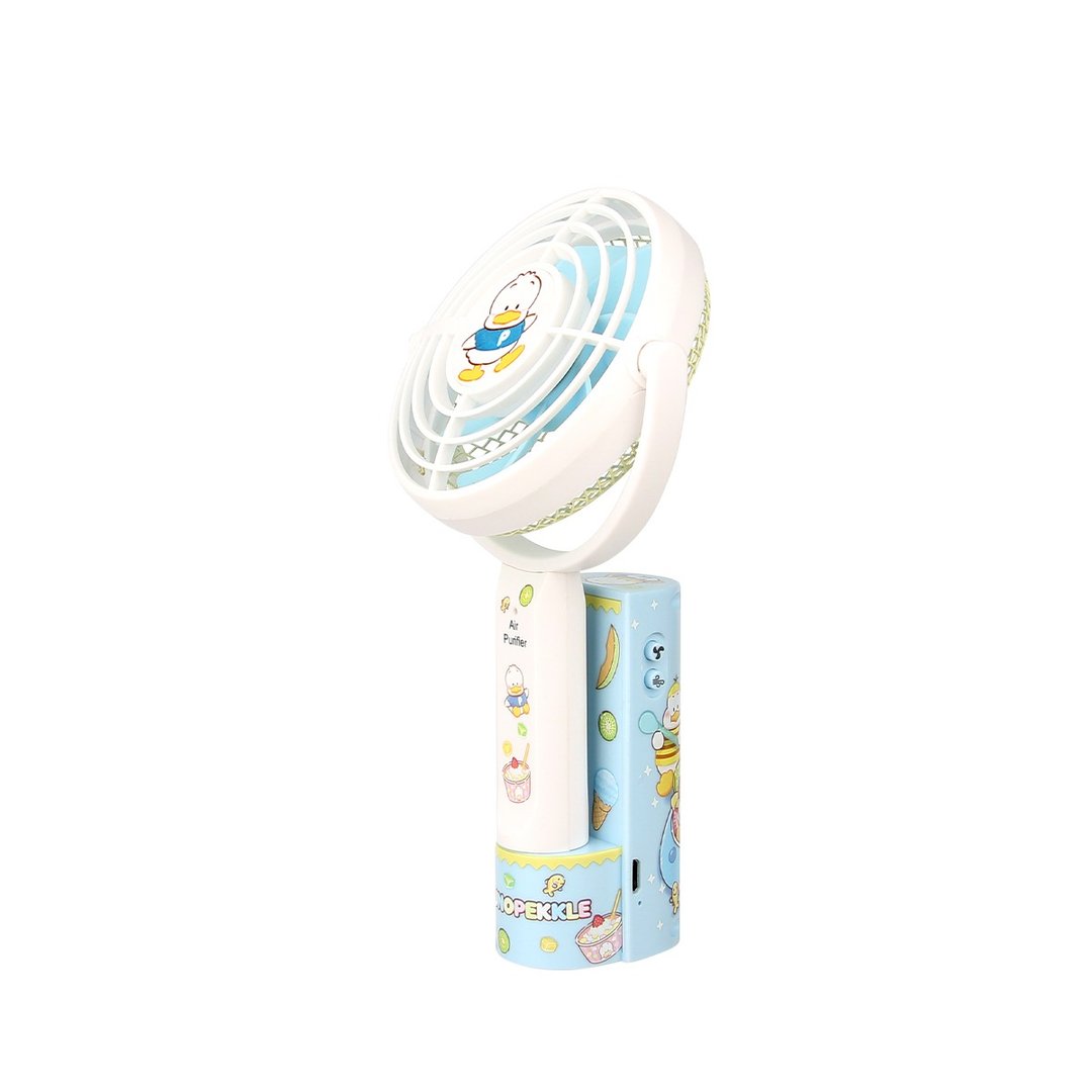 空气净化器手提风扇 - Ahiru No Pekkle - 电扇 - 塑料 蓝色