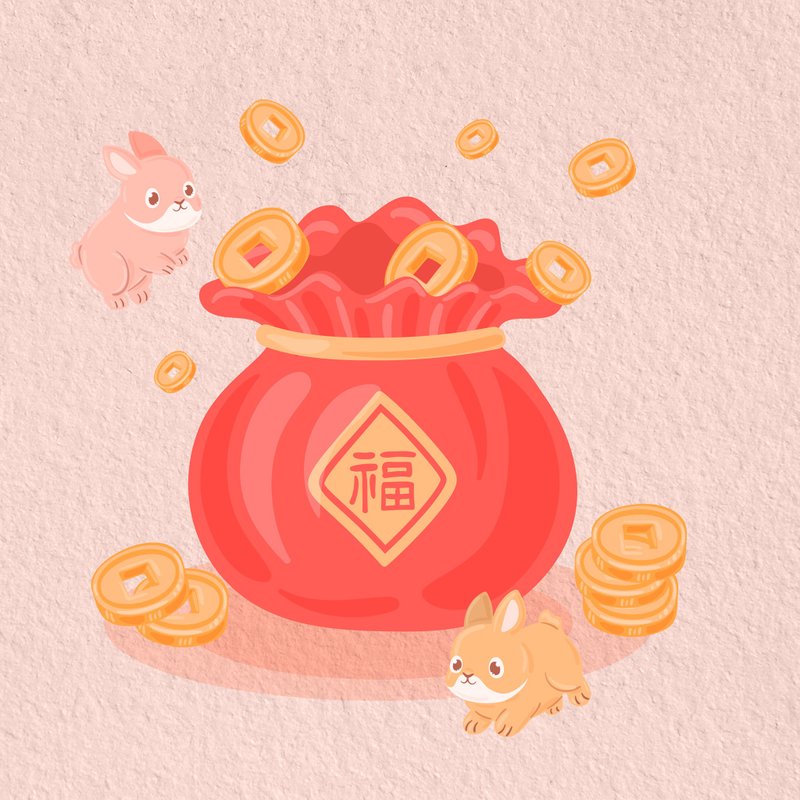 【迷你兔福袋】市值绝对超过800元 搭配火热新品 **疯纸轮盘** - 桌游/玩具 - 纸 多色