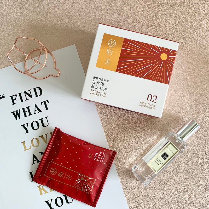 【精品茶叶】台茶１８号日月潭红玉红茶(5入) - 茶 - 植物．花 红色