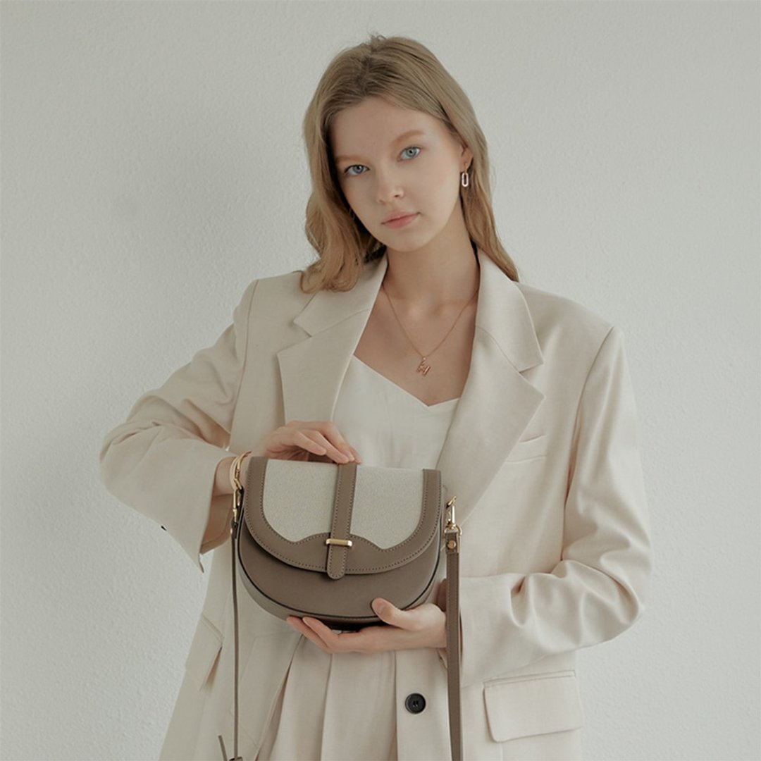 Bag to Basics 韓國製 CAMILA 馬鞍包包 (COMBI - 侧背包/斜挎包 - 人造皮革 