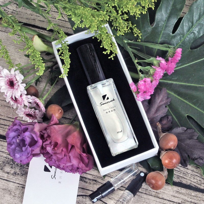 【严选香水】莓果森林-经典女香/30ml/花香调/果香调/MIT - 香薰/精油/线香 - 玻璃 