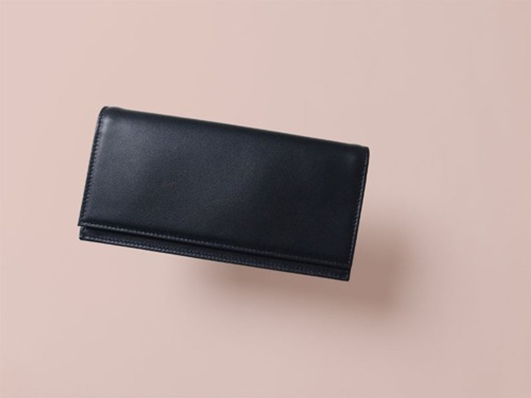 采用高级意大利皮革制成的沉稳长夹 - Long Wallet - BLACK - CAREN QUOYLE - 皮夹/钱包 - 真皮 黑色
