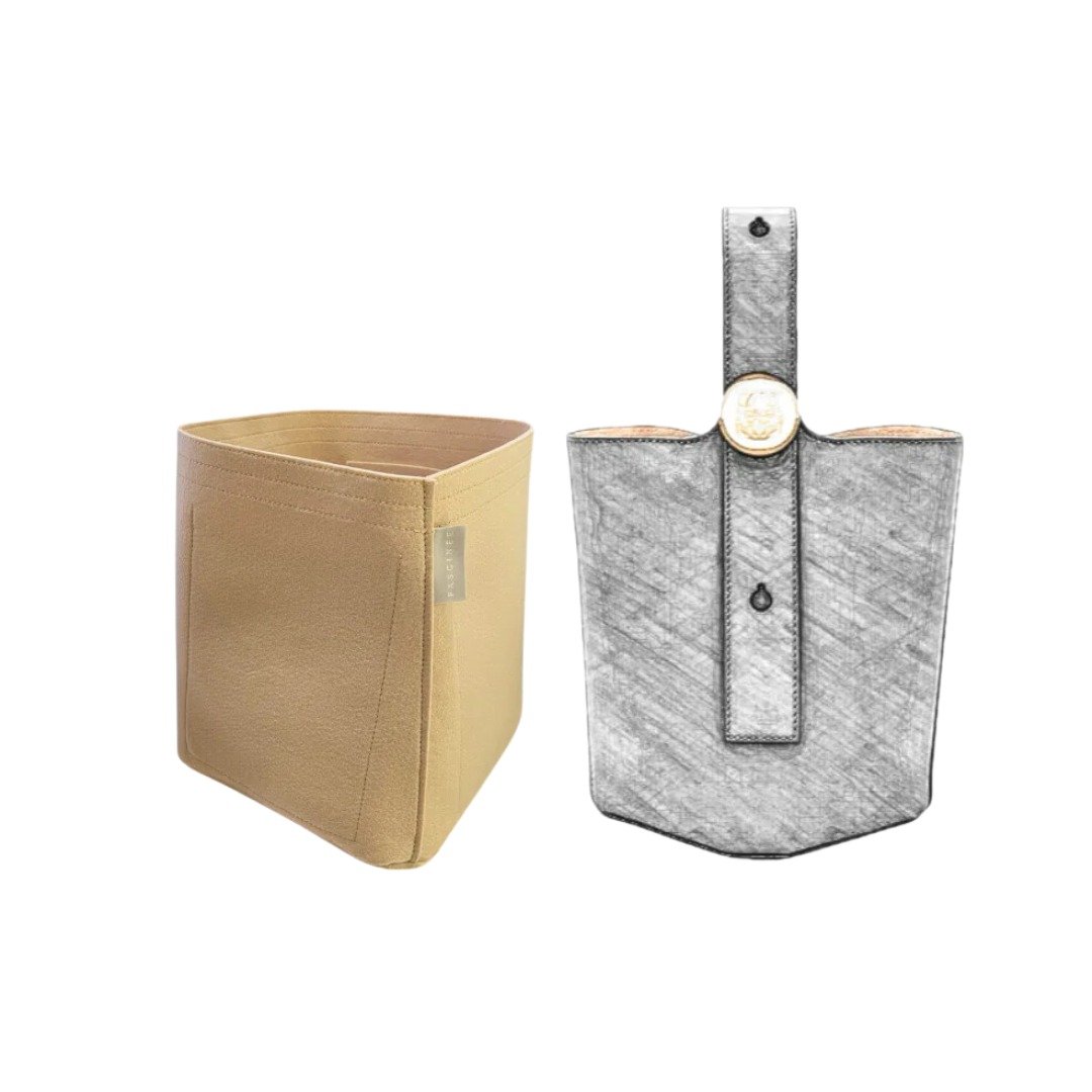 【香港制造|韩国绒布】手制内袋 - Loewe Pebble Bucket Medium - 化妆包/杂物包 - 其他材质 多色